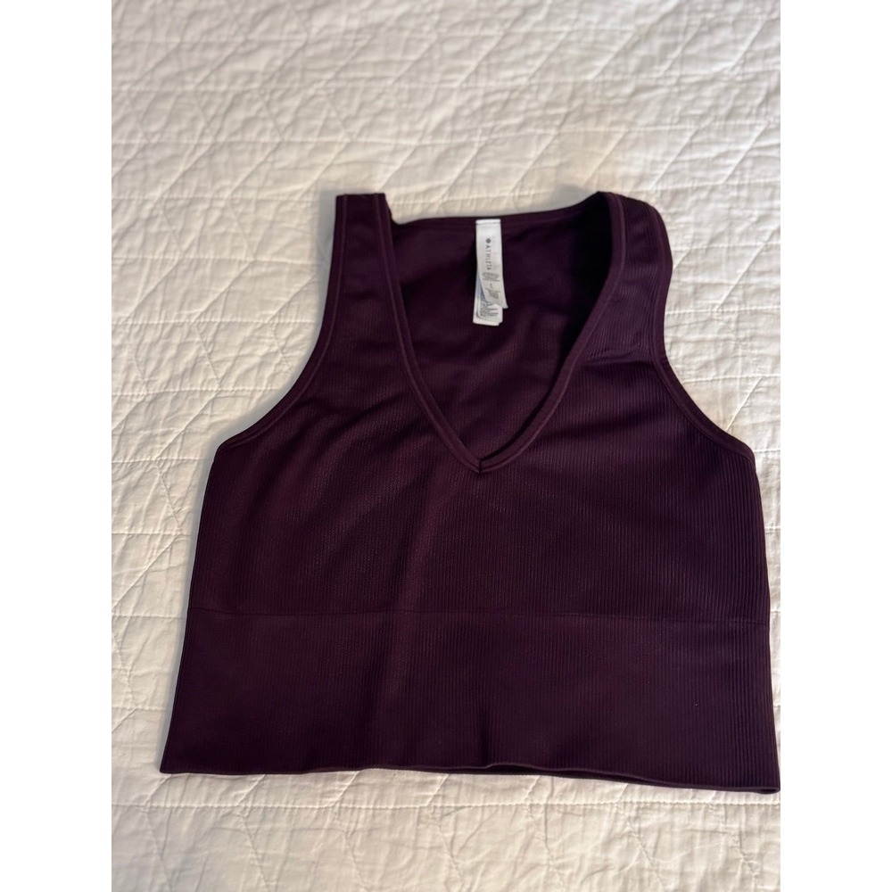 Athleta Cropped Fitted Top size small